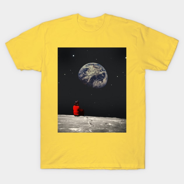 Loneliness T-Shirt by CollageSoul